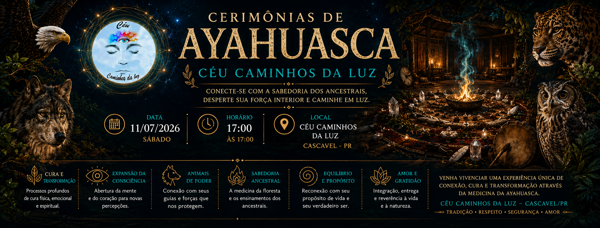 Cerimônias de Ayahuasca